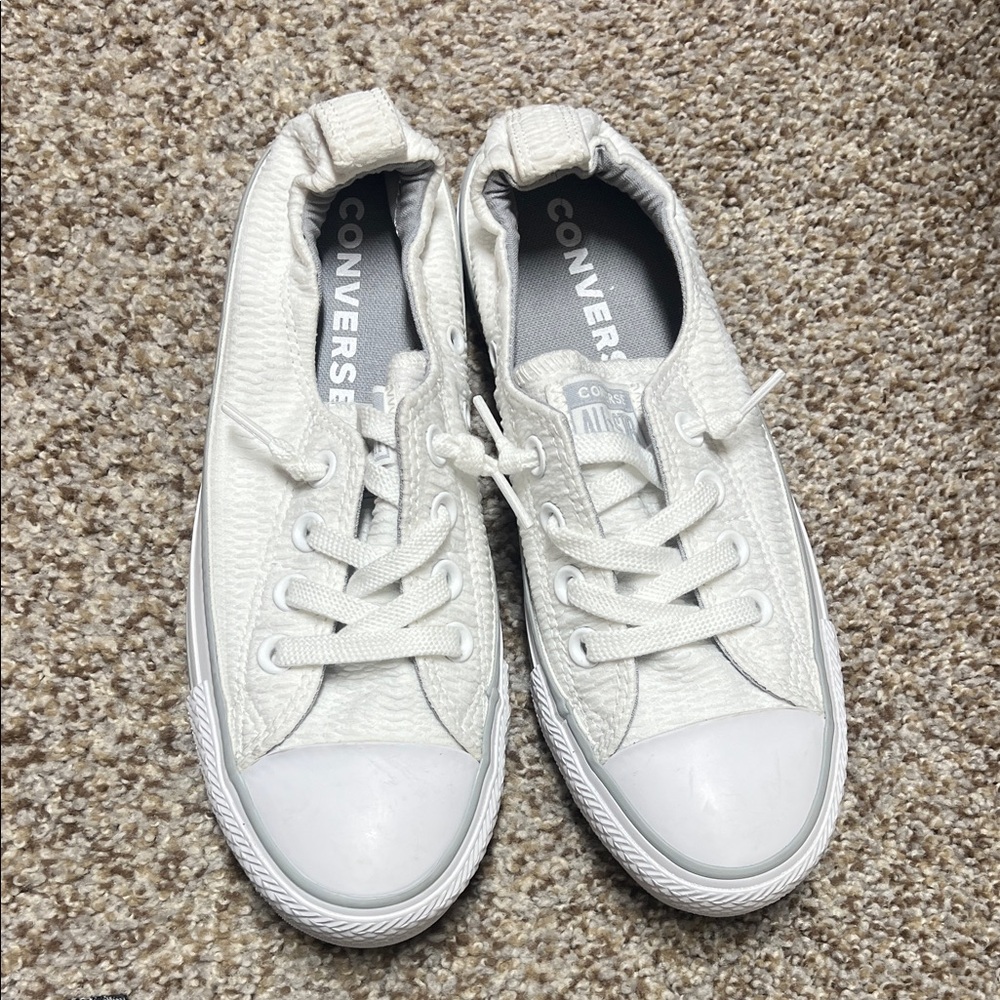 Converse Off-White Textured Low-Tops